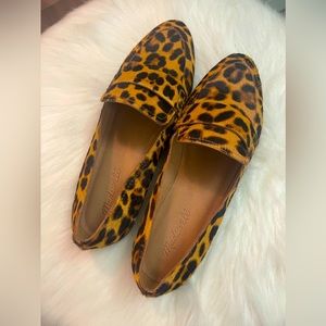 Madewell leopard loafers